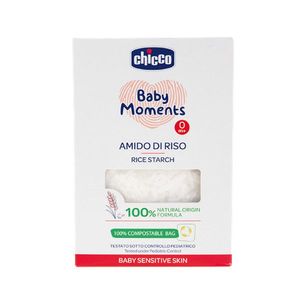 Amidon dermatologic din orez pentru baie Chicco Baby Moments Sensitive, 250g, 0 luni+ imagine