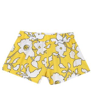 Pantaloni scurti copii Chicco, galben cu model, 52996, 116 imagine