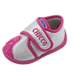 Pantofi casa copii Chicco Taro, 66171-61P, Argintiu imagine