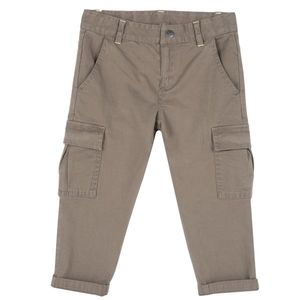 Pantaloni copii Chicco, bej cu alb, 08608-62MC imagine