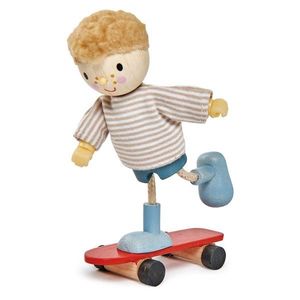 Figurina din lemn - Edward and his Skateboard | Tender Leaf Toys imagine