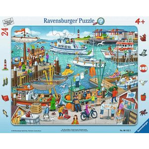 Puzzle - O zi in port, 24 piese | Ravensburger imagine