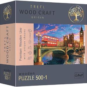 Puzzle 500+1 din lemn. Obiectivele turistice din Londra imagine