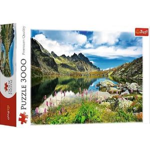 Puzzle 3000. Lac in muntii Tatra. Slovacia imagine