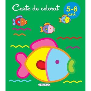 Carte Editura Girasol, Carte de colorat 5-6 ani imagine