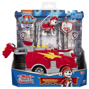 Jucarie - Paw Patrol - Rescue Knights - Marshall Deluxe Vehicle | Spin Master imagine