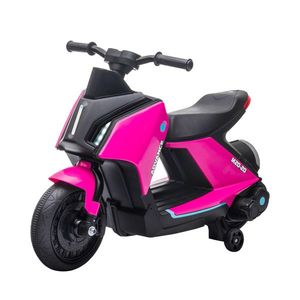 Motocicleta electrica HOMCOM 6V, viteza 1, 5-2, 5 km/h, varsta 2-4 ani, 80x39.5x51cm, roz | Aosom RO imagine