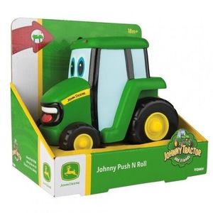 Tractoras cu buton Johnny, John Deere, verde imagine