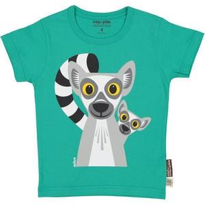 Tricou verde Lemur, varsta 2 - 8 ani - Coqenpate imagine