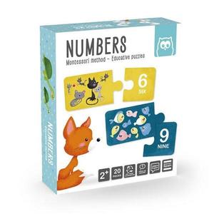 Puzzle educativ Montessori - Invatam numerele | Eurekakids imagine