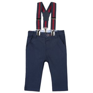 Pantaloni copii Chicco cu bretele, albastru, 08633 imagine