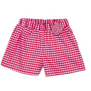 Pantaloni scurti copii Chicco, rosu cu bej, 00459 imagine
