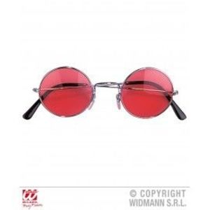 Ochelari hippie rosii imagine
