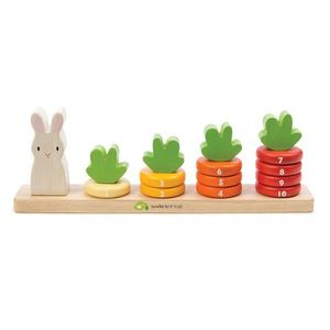 Jucarie din lemn - Counting Carrots | Tender Leaf Toys imagine