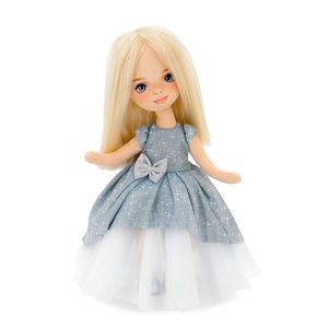 Papusa de plus - Mia in Light Blue Dress, 32 cm | Orange Toys imagine