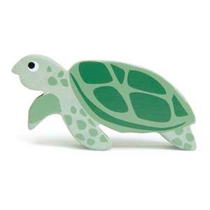 Figurina din lemn - Green Sea Turtle | Tender Leaf Toys imagine