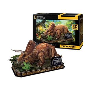 Puzzle 3D - Triceratops | CubicFun imagine