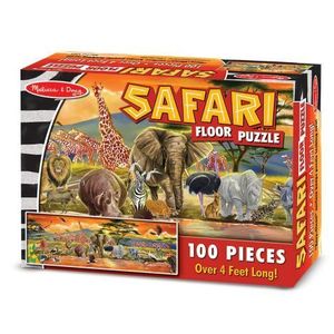 Puzzle de podea 100 piese, Safari, Melissa and Doug 2873 imagine