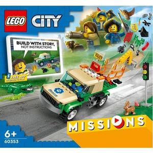 Lego City misiuni de salvare a animalelor salbatice 6 ani+ (60353) imagine