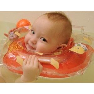 Colac de gat pentru bebelusi Babyswimmer roz 6-36 luni imagine