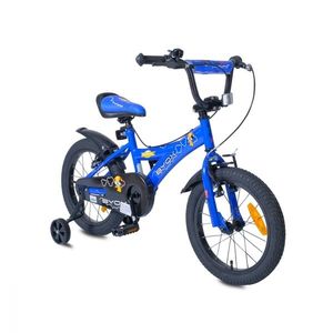 Bicicleta pentru copii Byox cu roti ajutatoare Devil 16 Albastra imagine