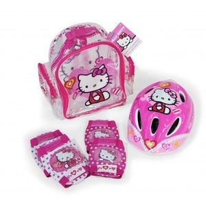 Set protectii bicicleta trotineta Saica Hello Kitty imagine