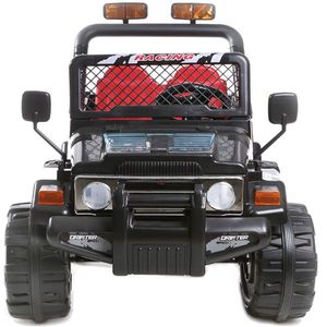 Masinuta electrica cu doua locuri si roti din plastic Drifter Jeep 4x4 Negru imagine
