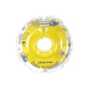 Colac de gat pentru bebelusi Babyswimmer galben 6-36 luni imagine