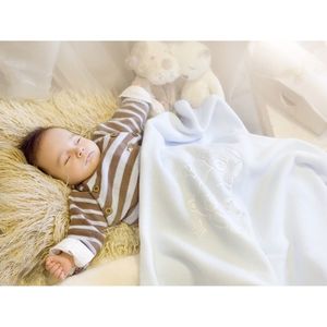 Paturica bebelusi cu model Polar Fleece 90 x 80 cm Womar PT-PF-03 imagine