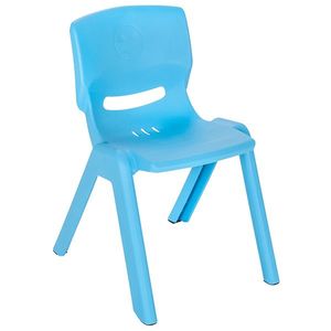 Scaunel cu spatar pentru copii Happy Chair Albastru imagine
