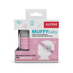 Casti antifonice pentru bebelusi Alpine Muffy Baby Pink ALP24951 imagine