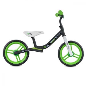 Bicicleta fara pedale 12 inch Byox Zig-Zag Green imagine
