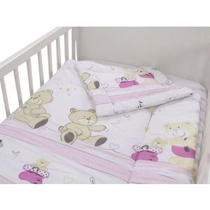 Lenjerie Teddy Play Pink 3 piese 120x60 imagine