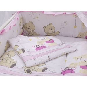 Lenjerie Teddy Play Pink M1 4 piese 140x70 imagine