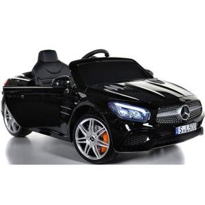 Masinuta electrica cu roti din cauciuc Mercedes Benz SL500 Black imagine
