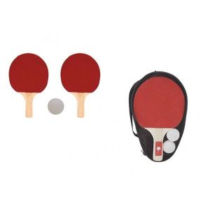 Set 2 palete ping pong in husa cu 2 mingi incluse imagine