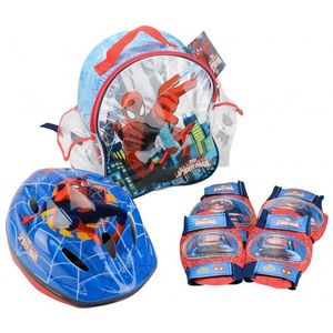Set accesorii protectie pentru bicicleta role trotineta Spiderman imagine
