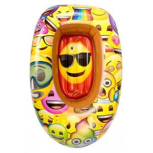 Barca gonflabila pentru copii Saica 90cm Emoji imagine
