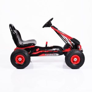 Kart cu pedale si roti gonflabile Top Racer Red imagine