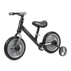 Bicicleta de tranzitie 2 in 1 Energy cu pedale si roti auxiliare Black Grey imagine