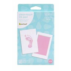 Kit amprenta cu cerneala pentru piciorus roz Pearhead imagine