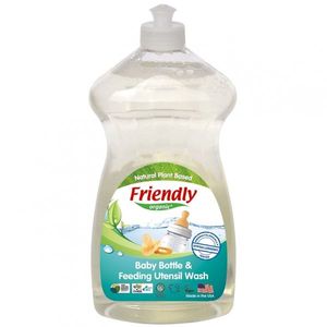 Detergent vase si biberoane fara miros Friendly Organic 739 ml imagine
