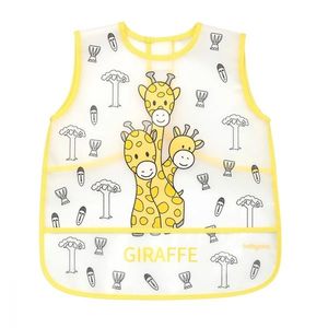 Baveta sort plastic Baby Ono 12 luni + Giraffe imagine