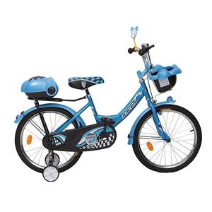 Bicicleta pentru copii cu roti ajutatoare Racer Blue 16 inch imagine