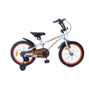Bicicleta cu roti ajutatoare Byox Pixy White 18 inch imagine