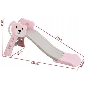 Tobogan Bear Pink 143 cm imagine