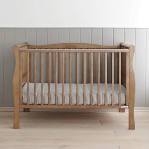 Patut din lemn masiv transformabil pentru bebe si junior Noble Vintage 140 x 70 cm imagine