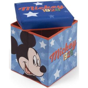 Taburet pentru depozitare jucarii Mickey Mouse imagine