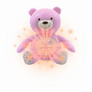 Jucarie cu proiectie Chicco Ursuletul bebelus roz 0luni+ imagine