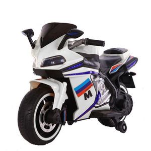 Motocicleta electrica cu lumini LED Sport White imagine